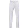 generic Pantaloni eleganti da uomo, elasticizzati, slim fit, piatti, casual, leggeri, da lavoro, formali, per uomo UK, bianco, 4XL