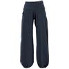 GURU SHOP Goa Psytrance - Pantaloni estivi, da yoga, da donna, in cotone, Nero , 42