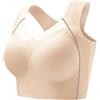LCpddajlspig Regiseno, Reggiseno senza Ferretto, Reggiseni senza Cuciture Regiseno Taglie Forti Per Migliorare La Postura Della Schiena Bralette Per Seno Grande Seamless Bra Contenitivo Beige XL