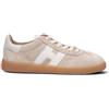 HOGAN Sneaker donna beige in suede