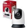 MERCUSYS MC200 Telecamera Wi-Fi Interno FHD, Videocamera Sorveglianza 360°, Visione Notturna, Audio a 2 Vie, Rilevamento di Movimento/Notifiche/Allarme, ZonaPrivacy, Supporta microSD fino a 512 GB