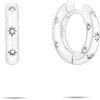 Tamaris donna orecchini a cerchio TJ-0648-E-18 in acciaio inossidabile in argento
