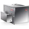 Reber 10046 N Affumicatore da Tavolo, 40 x 44.5x 30 cm, Acciaio