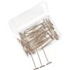 YANTAISIYU 50 pezzi T pins spilli a T per macrame spilli per parrucche 45mm aghi per parrucche