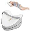 LITSPOT Cuscino per Gambe e Ginocchia per Dormire sul Fianco, Cuscino Rinfrescante per Gambe in Memory Foam con Cinghia Elastica, Federa Lavabile, Grigio