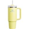 STANLEY Quencher H2.0 - Bicchiere con manico e cannuccia, 850,5 g, coperchio avvitabile a 3 vie, compatibile con portabicchieri da viaggio, tazza termica in acciaio inox, senza BPA, Pomelo