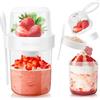 KOUHA Tazza Yogurt To Go, Tazza di Muesli To Go, Tazza di Cereali Portatile con Cucchiaio, Riutilizzabile Tazza Yogurt e Cereali, Tazza da Cereali, per Muesli, Yogurt, Pappe, Porridge, Avena Notturna
