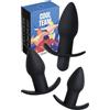 MySecretCase Plug Anale-Dilatatore Donna - Kit Plug Anale Vibratore per Uomini e Donne, Set Dilatatori Anali, Vibratori Analesex Comando a Distanza, Sextoys Butt Plug in Ano e Prostata Vibranti Uomo
