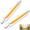 Dvnoua R7S LED 118mm 20W Dimmerabile, Lampadina R7S Bianco Naturale 4000K 2000LM, Sostituisci Lampada Alogena R7S 200w, Nessun Sfarfallio Lampada LED, Illuminazione Fascio 360°, AC 220-240V, 2Pcs