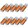Fenglangrong Yaxiny - 10 chiavette USB 2.0 arancione Arancione 128MB