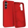 MyGadget Cover per Samsung Galaxy S25 Plus - Custodia Antiurto in Silicone Morbido - Case con 3 Strati in TPU Ultra Resistente - Protezione Antigraffio - Rosso