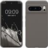 kwmobile Cover per Google Pixel 8 Pro Custodia - Back Case per Smartphone in Silicone TPU - Protezione Gommata - stone dust