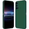 RankOne Custodia per OPPO Reno4 Pro 5G (6.55 Inches) Cover Morbida in Silicone TPU - Verde scuro