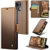Rerzoiro Cover per Oppo Reno13 Pro 5G Custodia Portafoglio [Blocco RFID] Premium Pelle PU Wallet Case Flip Libro con Porta Carte Slot Supporto Flip Case per Oppo Reno13 Pro 5G, Marrone