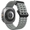 TiMOVO Ocean Silicone Sport Band per Samsung Galaxy Watch Ultra 47mm(2025/2024), Cinturino Impermeabile Morbido e Traspirante per Uomini e Donne, Grigio brunastro