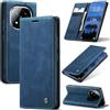 Azororo Cover per Xiaomi Redmi Note 14 Pro Plus 5G, Premium PU Pelle Custodia, Magnetica Carta Fessura Portafoglio Case, Flip Cavalletto Custodia per Redmi Note 14 Pro Plus 5G - Blu