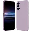 RankOne Custodia per OPPO Reno4 Pro 5G (6.55 Inches) Cover Morbida in Silicone TPU - Erba Viola