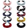 DRESHOW 10 Pezzi Boho Fasce per Capelli Donna, Larghe Capelli Elastica Annodato Fascia Cerchietti per Capelli Elastico Avvolto la Testa Contorta Accessori per Donna e Ragazza