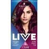 LIVE Schwarzkopf Colorazione permanente per capelli Live Intense Color + Lift L76 Ultra Violet 100 ml (1 pezzo)