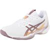 ASICS Solution Speed FF 3 Clay, Sneaker Donna, Bianco/Malva Polvere, 37.5 EU