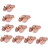 HIMRY® 10 Paia | TENDISCARPE Legno naturale, orma per scarpe, Unisex forme di scarpe, tendiscarpe in legno forma per Calzature 43 - Calzature 44, KXB6000-43-10P