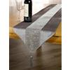Emma Barclay Panache Emma Barclay Eclat - Runner da tavola Diamante in argento - 13x90 (33x228cm)