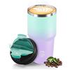 HoneyHolly Termos Caffè 600 ML, Tazza termica Riutilizzabili Prova di Perdite, Bicchiere Termico, Acciaio Inox 304, Travel Mug per Caffè Caldo e Freddo, Latte e Tè