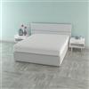 Italian Bed Linen Coprimaterasso SAFE imbottito e impermeabile, Matrimoniale 160x195 cm