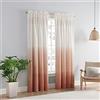 VUE SIGNATURE Arashi Rod Pocket Single Panel Privacy Window Treatment Living Room, Melon