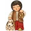 THUN - Bimbo con lanterna - ceramica - Collezione Presepe Classico - 4,5 x 3,4 x 6,5 cm