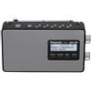 Panasonic - Radio Portatile Fm/dab+, Batteria/corrente Rf-d10-nero