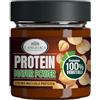 L'Angelica Crema Spalmabile Proteica Nocciola, Crema Proteica Senza Zucchero, Crema di Nocciole con Proteine 100% Vegetali, 12 Confezioni da 200gr
