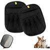 Mizijia 2 Pezzi Pet Hair Remover Glove, Yomi Pet Guanto, Guanto Elettrostatico Peli Gatto, Guanto Rimuovi Peli Animali, Double-Sided Magnetico Pet Hair Remover Glove
