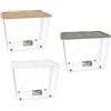 RECA PLAST - Contenitore Multiuso Storage Box Dune con ruote 80 litri - h45x60x40 cm