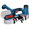 Bosch Professional GCB 18V-63 - Sega a nastro a batteria da 18 V, con 1 lama per sega a nastro, senza batterie e caricabatterie, in cartone)