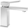 MAMMOLITI Marco Mammoliti | Miscelatore Monocomando Lavabo Biblos Cromo in Ottone, Altezza Bocca 109mm, Piletta Click Clack Inclusa, 16,3x15,9x5cm