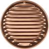 Steinberg14 Griglia di Ventilazione Rotonda 200mm - Rame con Zanzariera - Copertura di Ventilazione - Registro di Scarico Aria