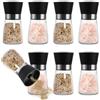 LDXDRU 8 Pezzi Macina Pepe Manuale Nero 6.4 x 13.5 cm, Macinapepe Manuale Compatto, Macinino Spezie per Cucina, Tavola, Ristorante e Uso Quotidiano Casa