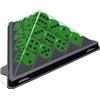 ABACUSSPIELE 03114 - Piramide di Dadi, Gioco di logica, Colore: Verde [Importato dalla Germania]