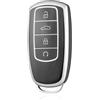 OFF WE GO Custodia Chiave Cover Chiave Guscio Chiavi per Chery Omoda C5 Tiggo 8 Plus 7 Pro Tiggo 8 Pro Arrizo 5 Coprichiave Macchina TPU Copri Chiavi, Argento Grigio