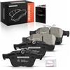 Frankberg Set di pastiglie dei freni incl. 4x Pastiglie dei Freni Posteriore Compatibile con Golf VII 5G1 BE1 BE2 BQ1 Golf Sportsvan AM1 AN1 A3 Sportback 8VA 8VF Toura.n 5T1 Replace# 8V0698451