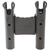Railblaza RodStow - Doppio supporto verticale per canna da pesca, in acciaio inox, colore: nero