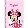 Safta MINNIE MOUSE NAIVE - Taccuino 80 fogli, copertina rigida, ideale per bambini di diverse età, comodo e versatile, qualità e resistenza, 21,5 x 31 cm, rosa chiaro, M, Casual