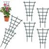 TRLREQ Confezione da 6 graticci impilabili per piante rampicanti, riutilizzabili, da giardino, fiori (25 cm)