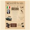 Tomalithic Biglietto di Compleanno per 60 Anni, Born in 1965 Il 60°Giornale Compleanno Biglietto - [A4 Senza Cornice] - Regalo Di Compleanno Vintage per Uomo e Donna - Idee Regali Compleanno Originali