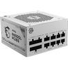MSI Compatibile con MSI MAG A850 GL PCIE5 WHITE 80PLUS GOLD ATX3.0/PCIE5.0