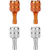 lasuroa 4pz Stick Controller Droni per DJI Mini 3 PRO DJI RC Controller Intelligente, Joystick per Droni Rimovibili Bilanciere per Pollice Thumb Rocker (Arancia Argento)