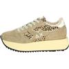 SUN68 Sneakers Basse Big Stargirl Suede Z44220 Beige Scuro Beige