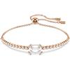 SWAROVSKI BRACCIALE TENNIS MATRIX, TAGLIO MISTO PLACCATO ORO ROSA