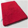 casa pura Tappeto da bagno a pelo lungo, modello Sky Soft, morbido, effetto shaggy, antiscivolo, lavabile, privo di sostanze nocive, 16 colori in 6 dimensioni (50 x 80 cm, rosso)
